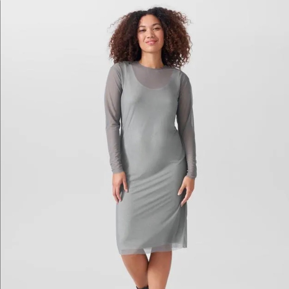 NWT Universal Standard Thames Fog Dress (Slate, S)